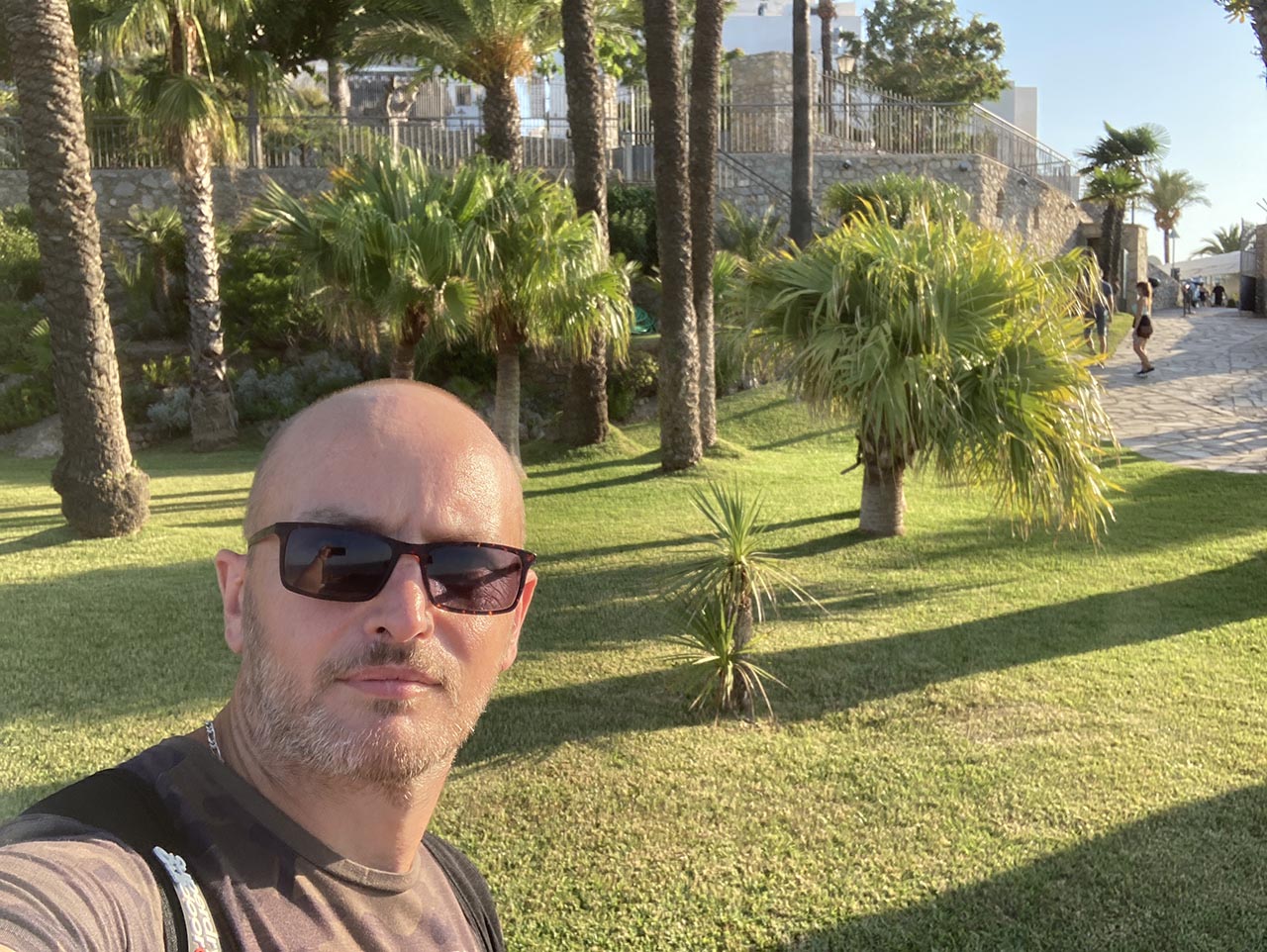Profil Francis Drubigny en mode Selfie en Espagne !
